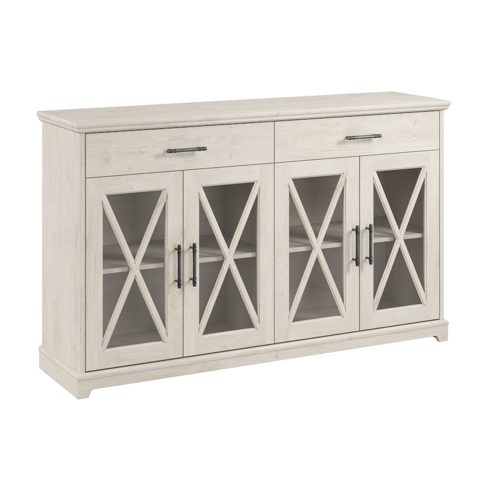 Lennox 60W Farmhouse TV Stand for 75 Inch TV. Picture 1