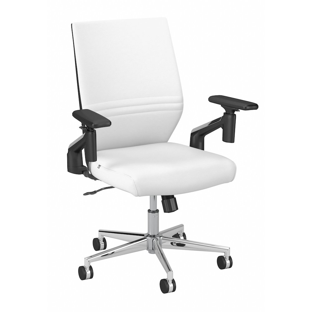 Move 60 Series Mid Back Leather Office Chair. Picture 1