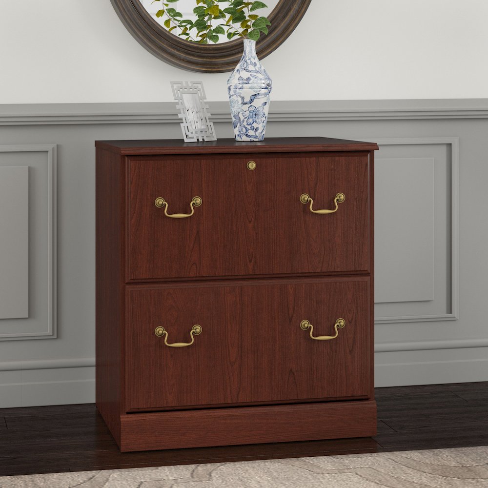 Saratoga 2 Drawer Lateral File Cabinet. Picture 2