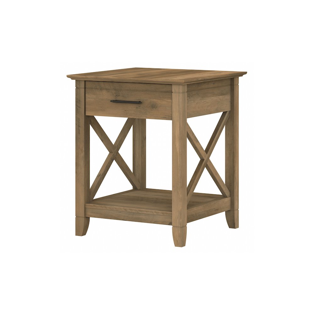 Key West End Table with Storage. Picture 1