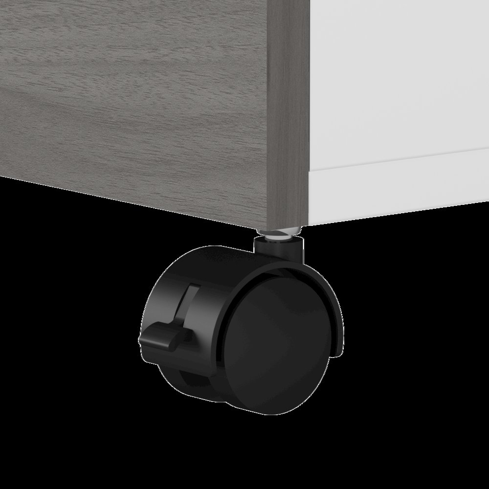 Echo L Shaped Desk with Mobile File Cabinet. Picture 8