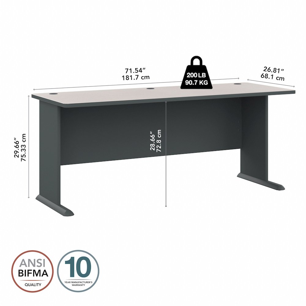 Series A 72W Desk. Picture 7