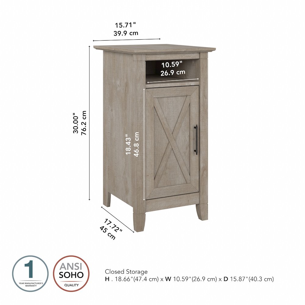 Key West Small Storage Cabinet with Door. Picture 9
