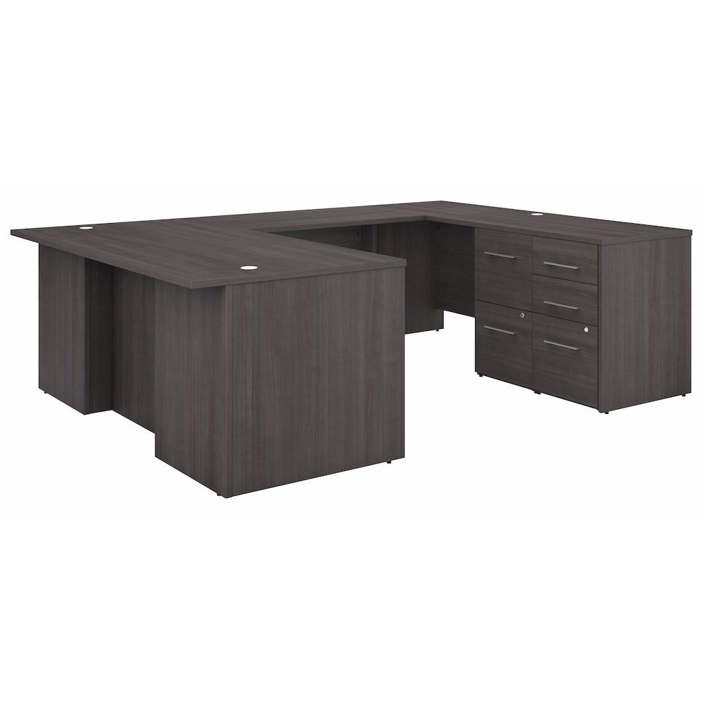 Office 500 72W U Shaped Executive Desk with Drawers. Picture 1