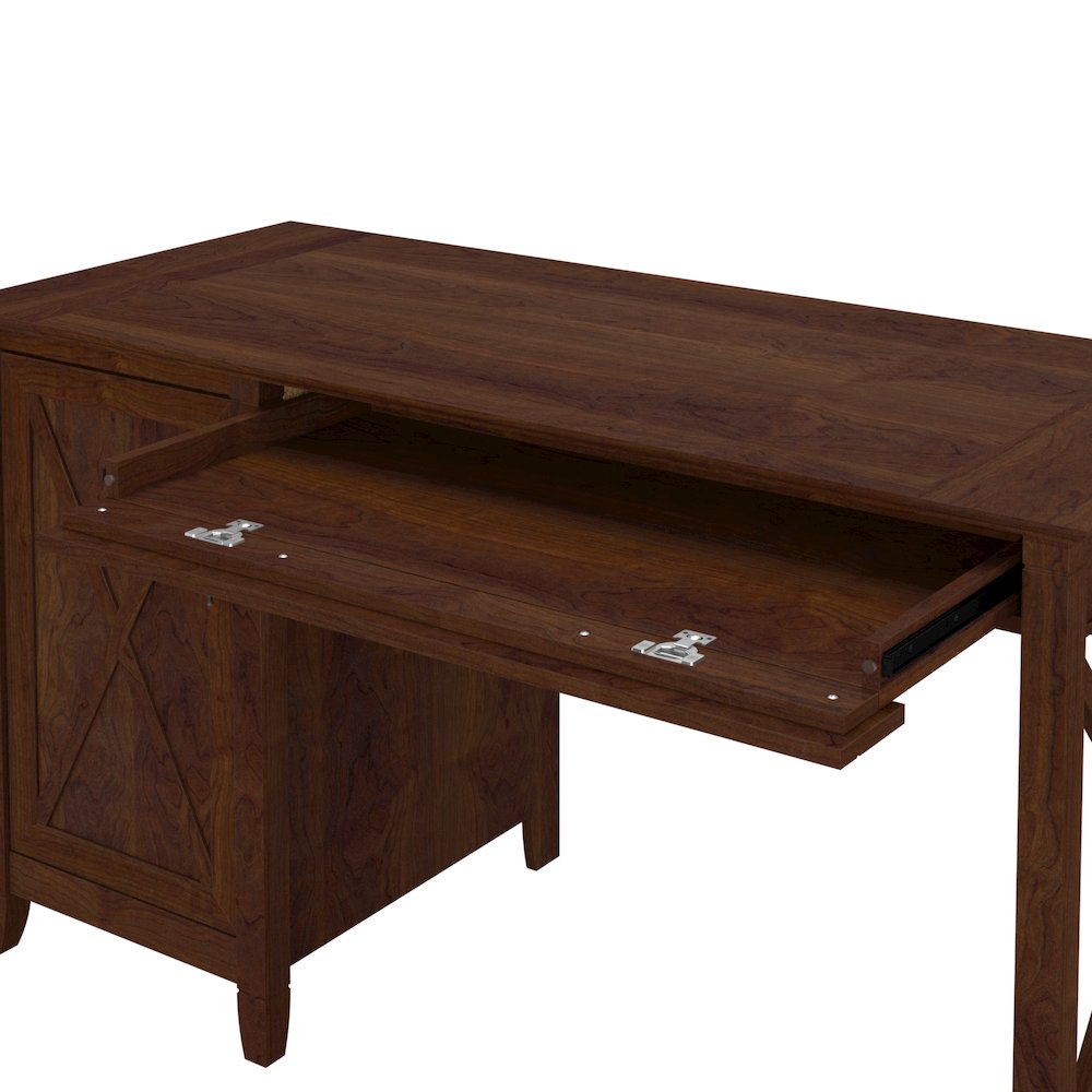 Key West 54W Computer Desk with Keyboard Tray and Storage. Picture 4