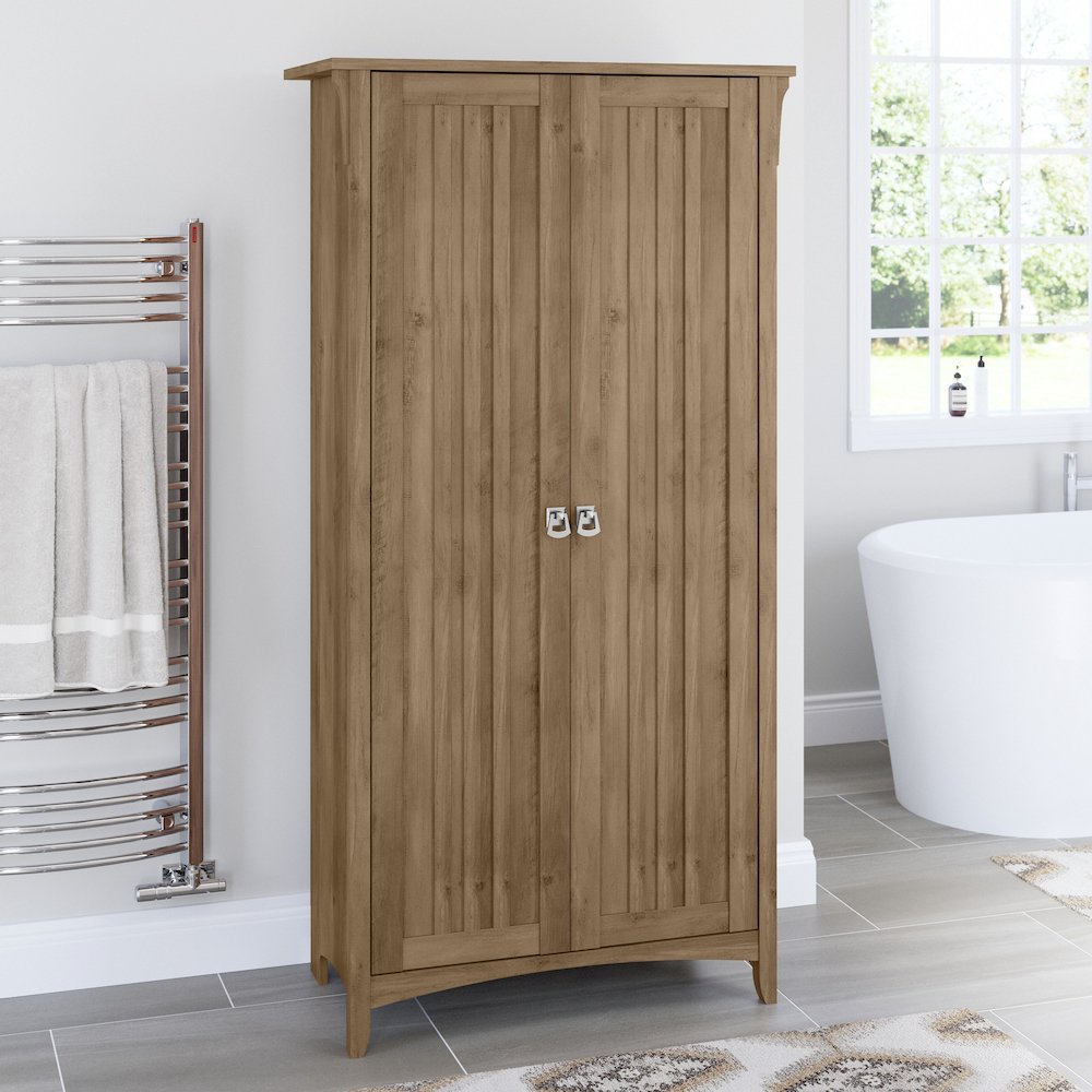 Salinas Bathroom Storage Cabinet with Doors. Picture 2