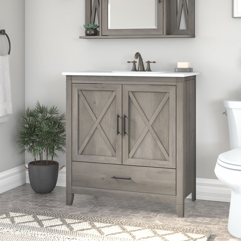 Key West 32W Bathroom Vanity with Sink. Picture 2