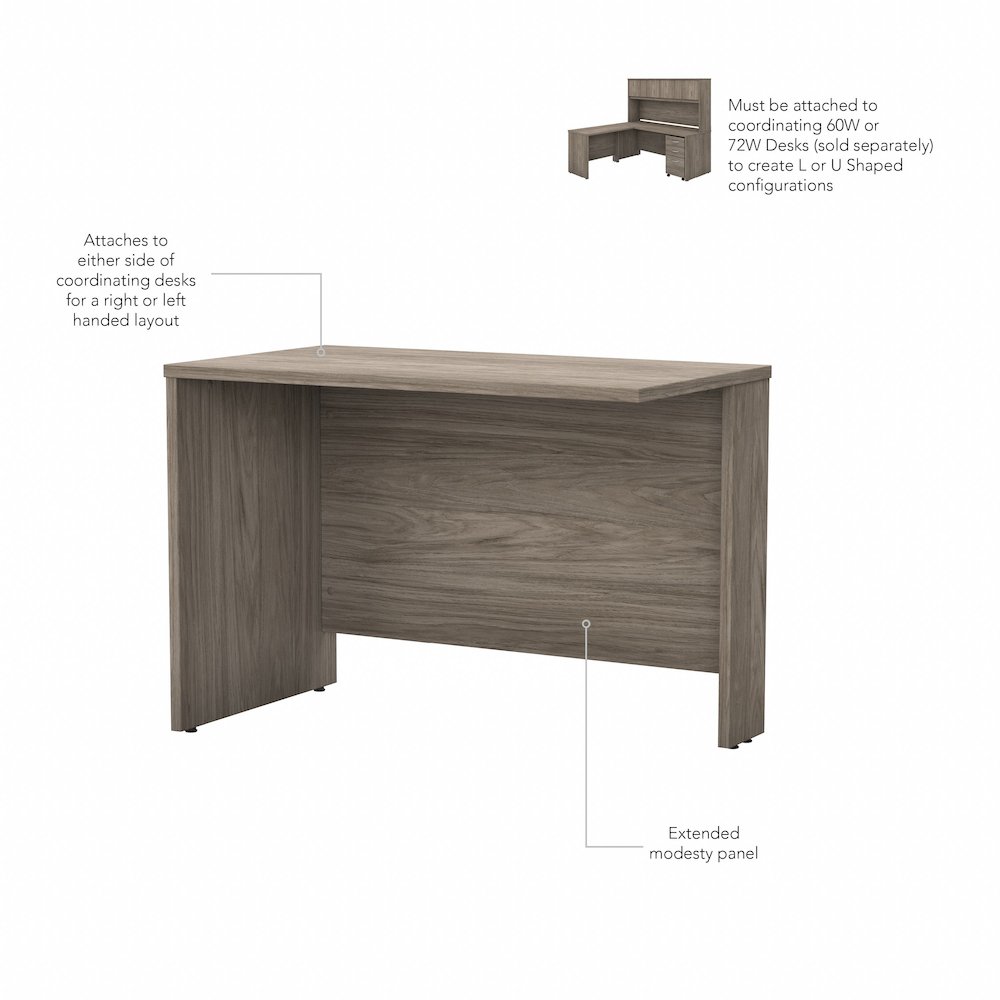 Studio C 42W Desk Return. Picture 4