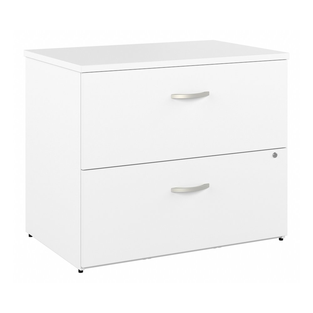 Hybrid 2 Drawer Lateral File Cabinet - Assembled. Picture 1