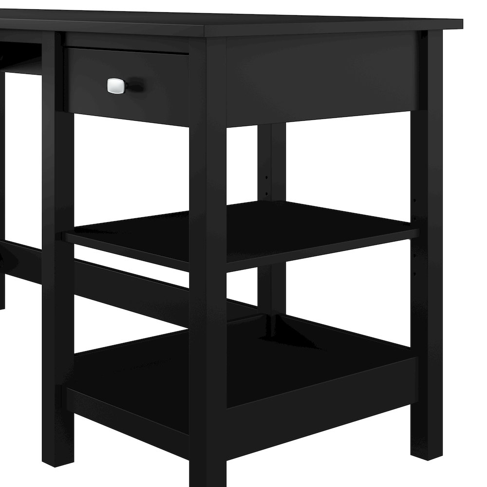 Broadview 60W L Shaped Computer Desk with Storage and Desktop Organizer. Picture 7