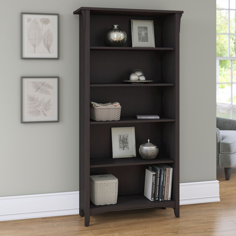 Salinas Tall 5 Shelf Bookcase. Picture 2