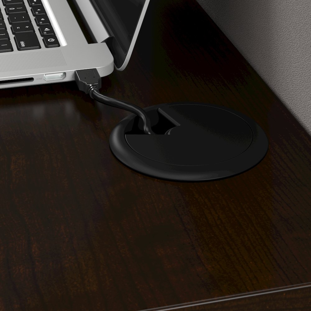 Office in an Hour 65W x 65D L Shaped Cubicle Desk. Picture 3