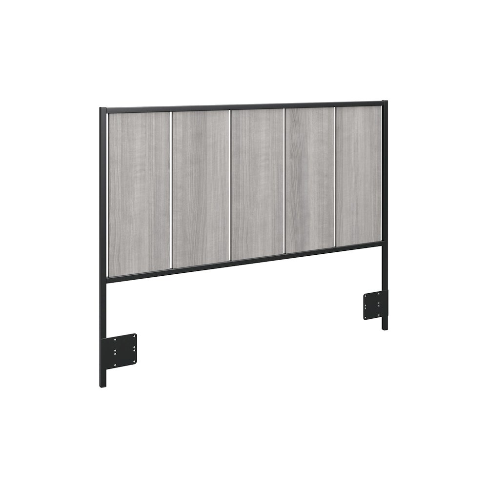 Atria Full/Queen Size Headboard in Platinum Gray. Picture 1