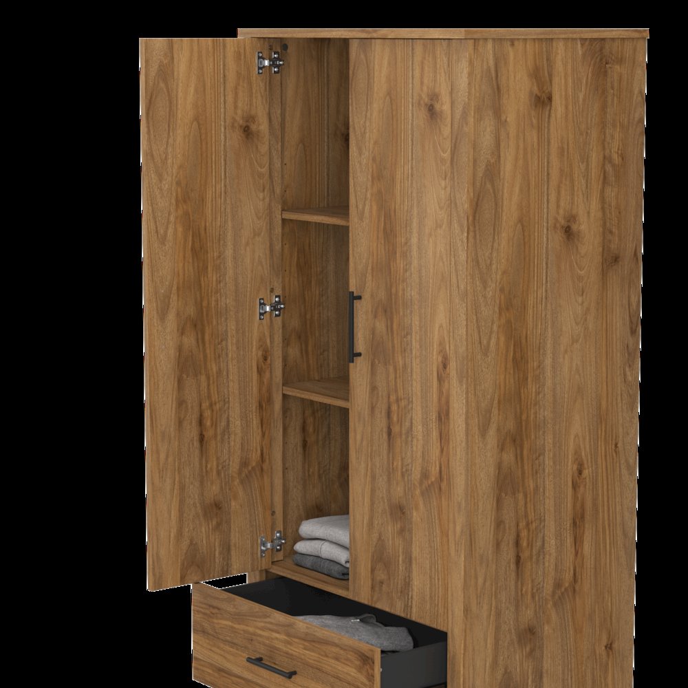 Somerset Tall Kitchen Pantry Cabinet with Doors and Drawer. Picture 4