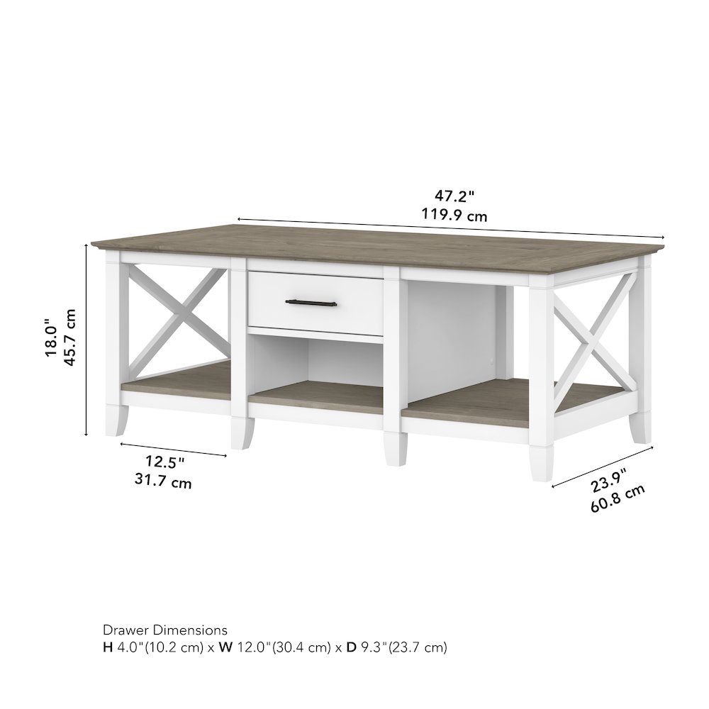 Key West Coffee Table with Storage. Picture 8