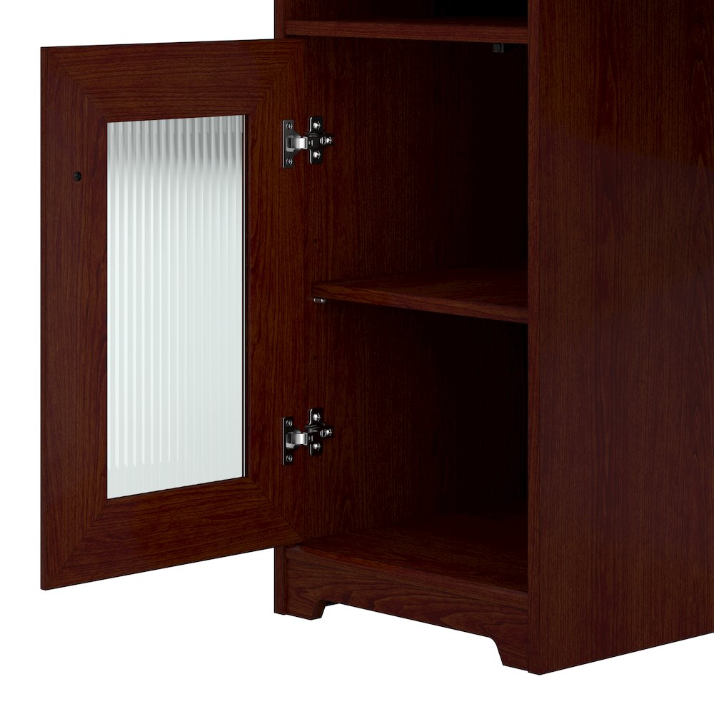 Cabot 60W L Shaped Computer Desk with Hutch and Storage. Picture 4