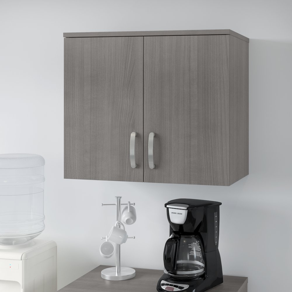 Universal Wall Cabinet with Doors and Shelves. Picture 2