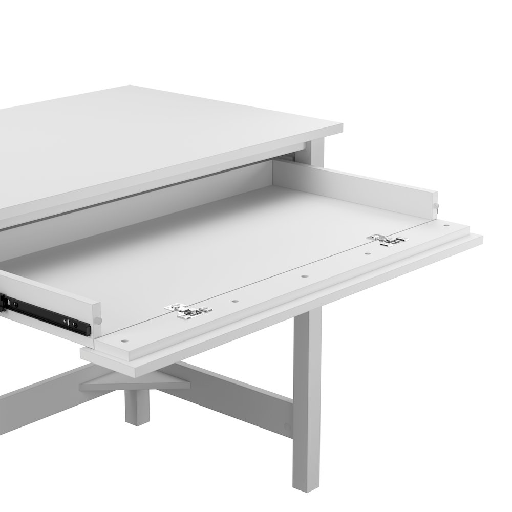 Broadview 54W Computer Desk with Shelves. Picture 4
