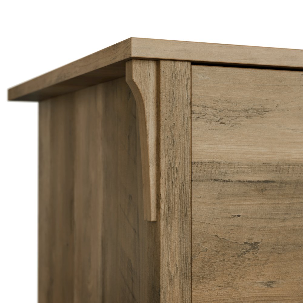 Salinas Tall Storage Cabinet with Doors. Picture 5