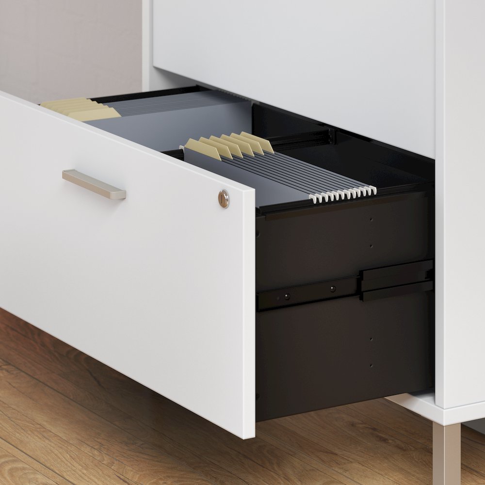 Method 2 Drawer Lateral File Cabinet with Hutch. Picture 4