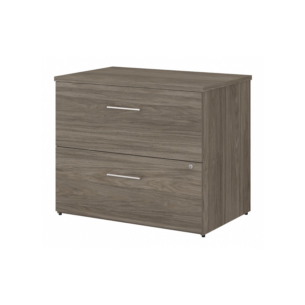 Office 500 36W 2 Drawer Lateral File Cabinet - Assembled. Picture 1