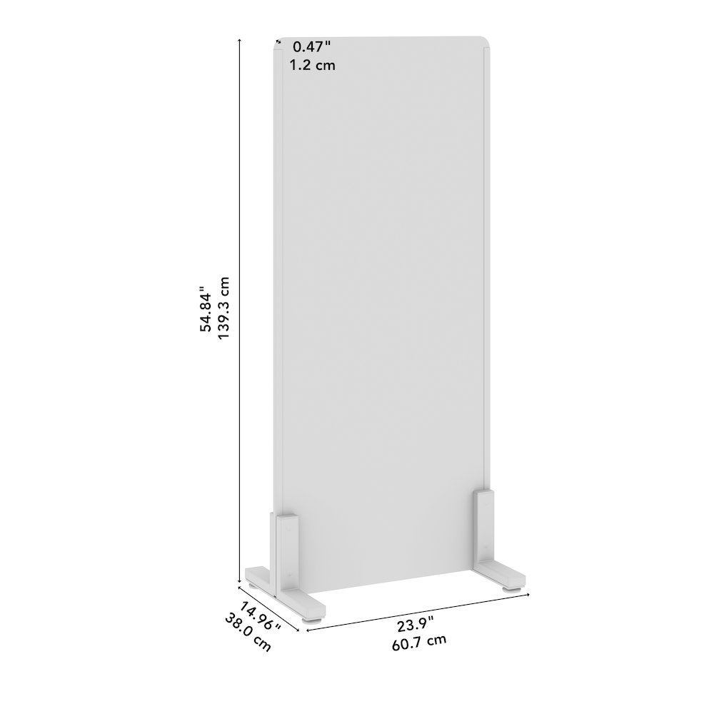 24W x 55H Freestanding Privacy Screen. Picture 6