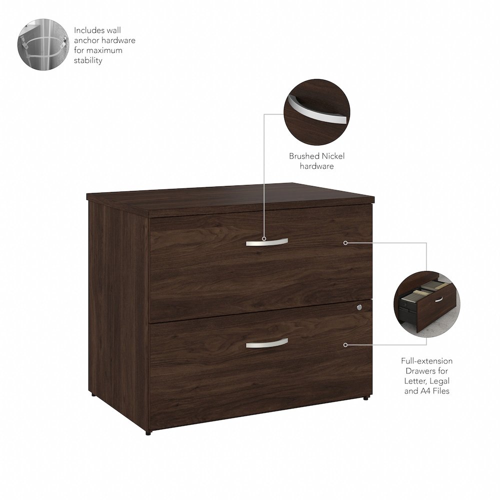 Hybrid 2 Drawer Lateral File Cabinet - Assembled. Picture 6