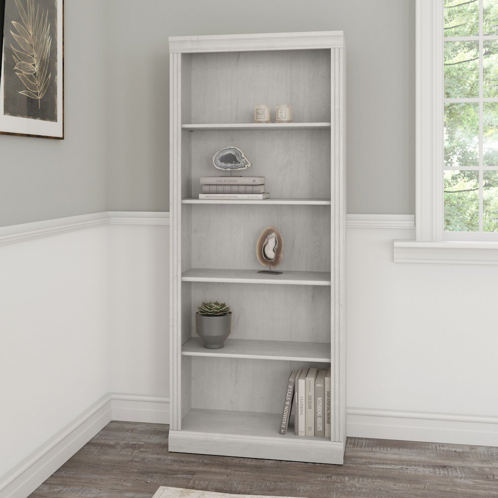 Saratoga Tall 5 Shelf Bookcase. Picture 2