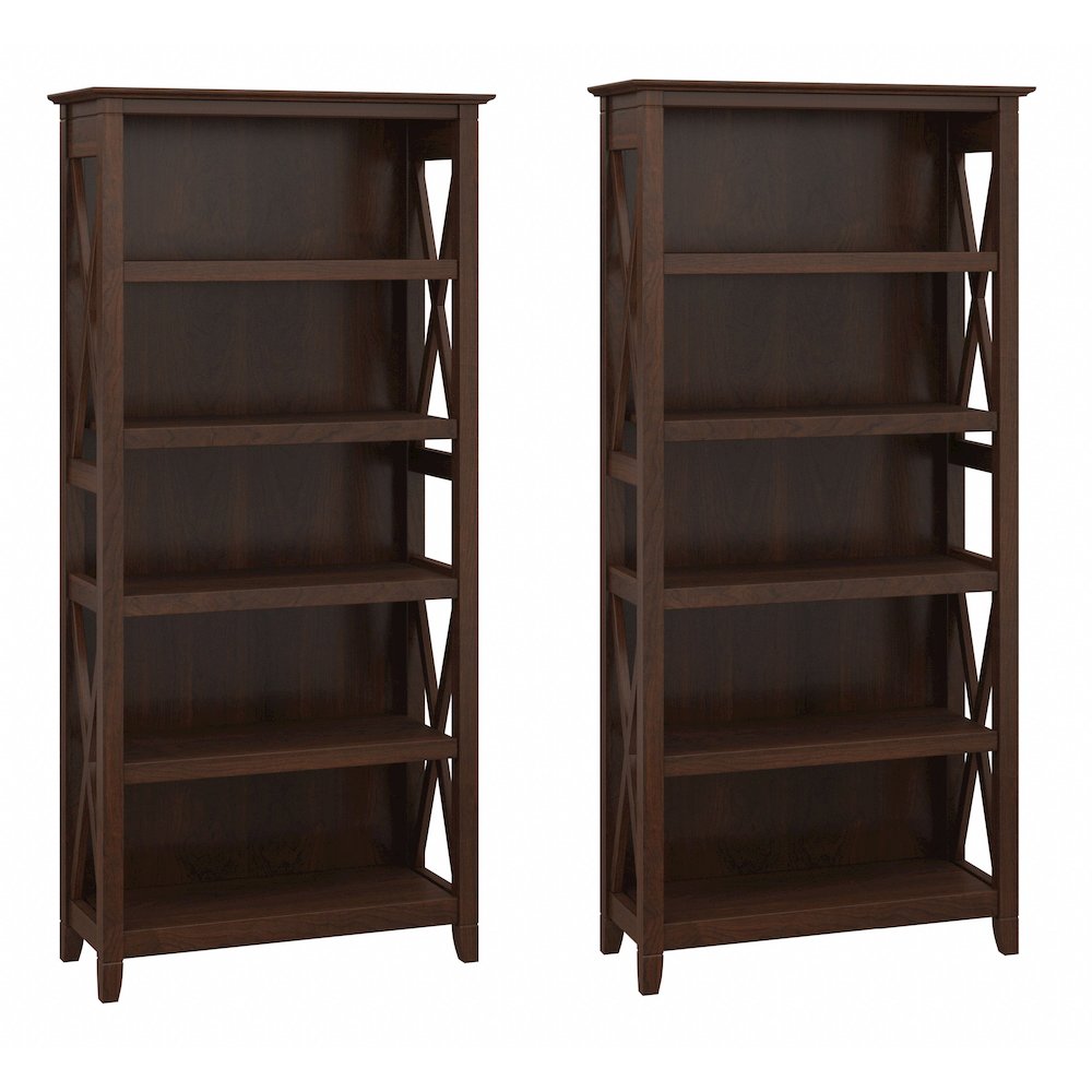 Key West 5 Shelf Bookcase Set. Picture 1