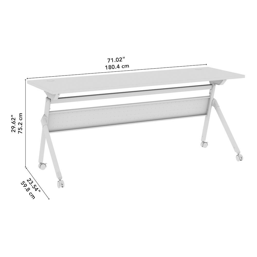Envision 72W Folding Training Table with Powered Grommets. Picture 11