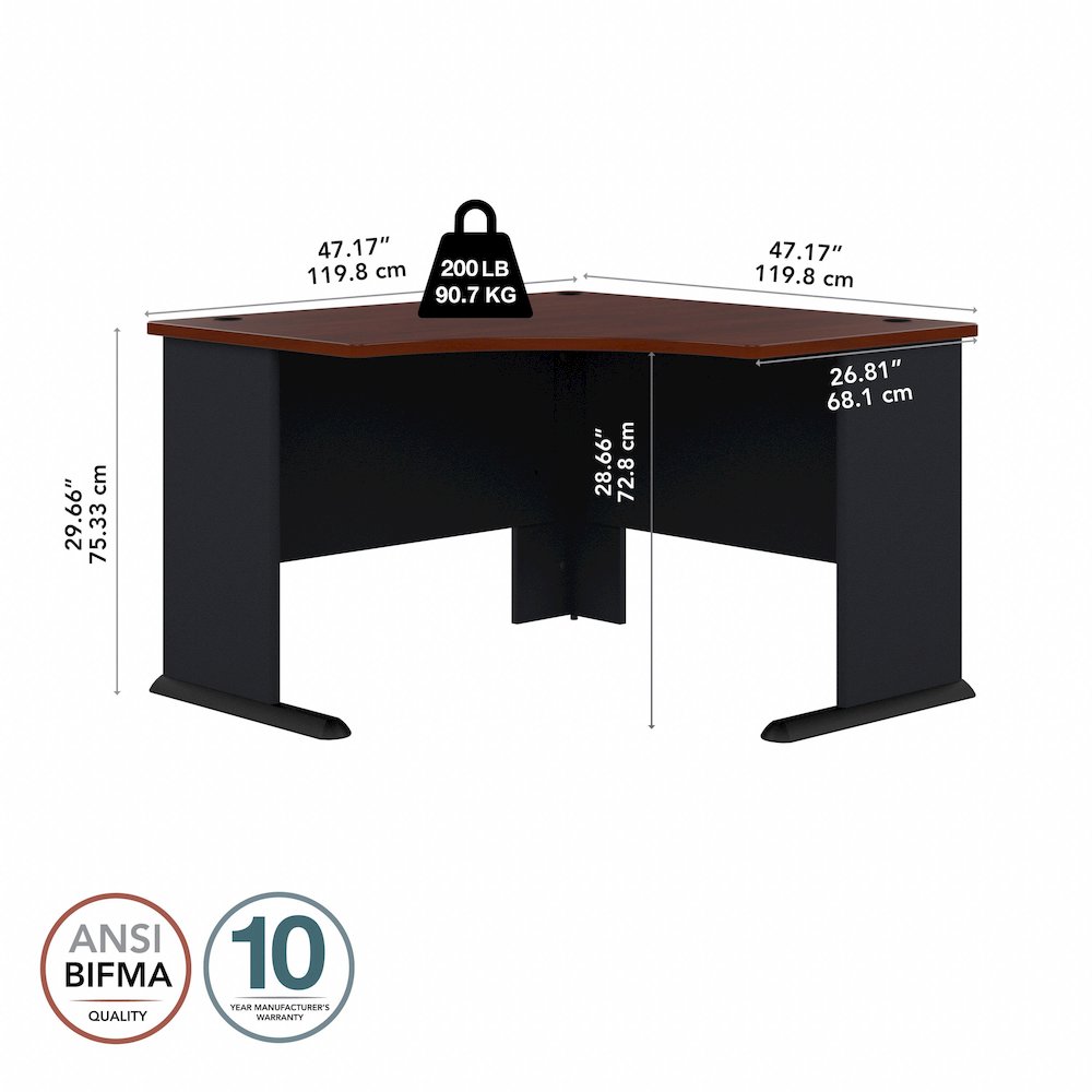 Series A 48W Corner Desk. Picture 7