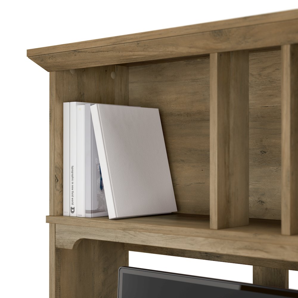 Salinas Small Computer Desk with Hutch. Picture 7