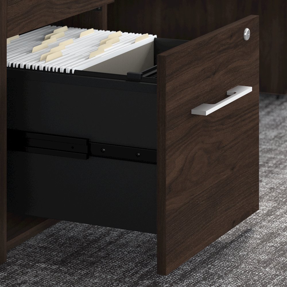 Office 500 72W L Shaped Executive Desk with Drawers. Picture 5