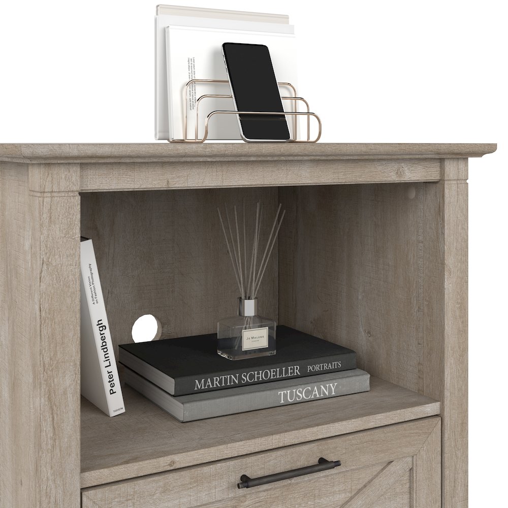 Key West Lateral File Cabinet with Shelf. Picture 3