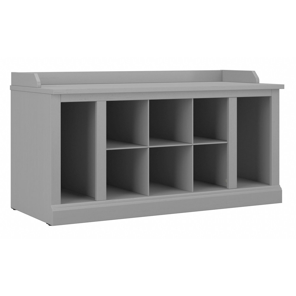 Woodland 40W Shoe Storage Bench with Shelves. Picture 1