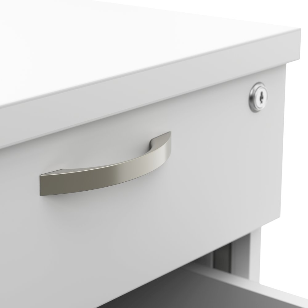 Cubicle Storage with Cabinet, Drawers, Paper Tray, and Pencil Holder. Picture 6