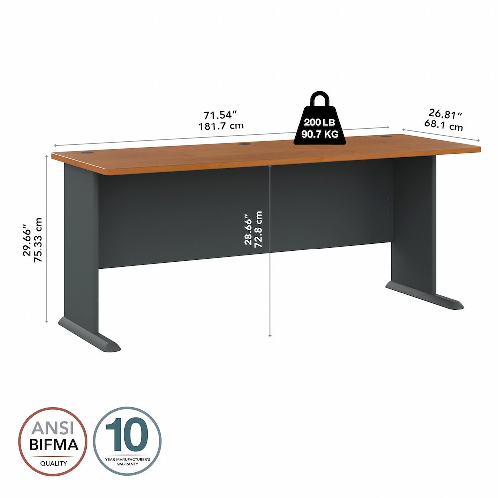 Series A 72W Desk. Picture 8
