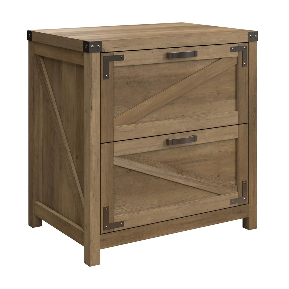 Knoxville 2 Drawer Lateral File Cabinet in Reclaimed Pine. Picture 1
