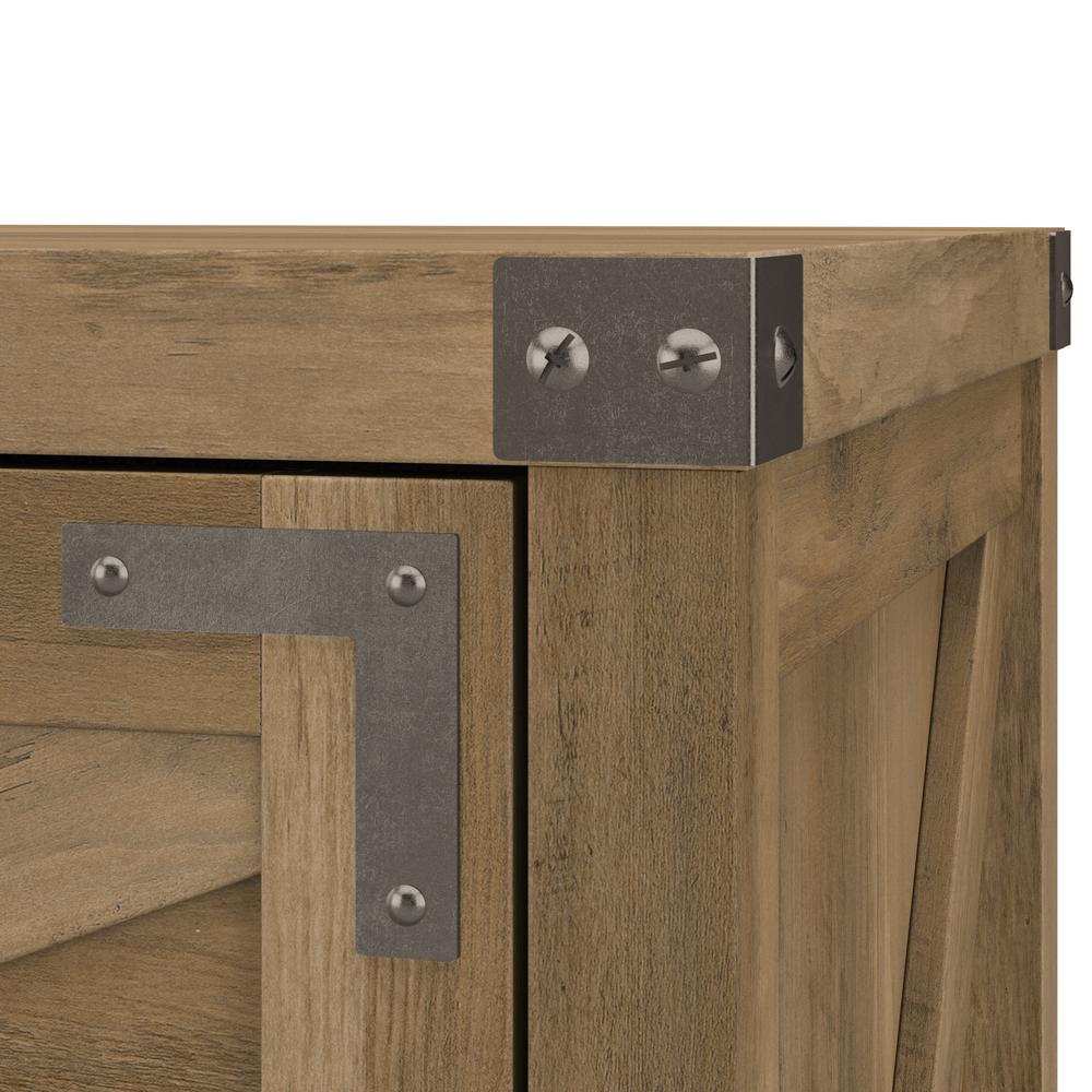 Knoxville 2 Drawer Lateral File Cabinet in Reclaimed Pine. Picture 9