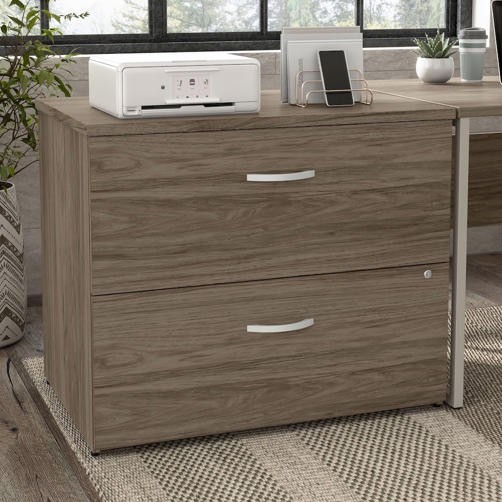 Hybrid 2 Drawer Lateral File Cabinet - Assembled. Picture 2