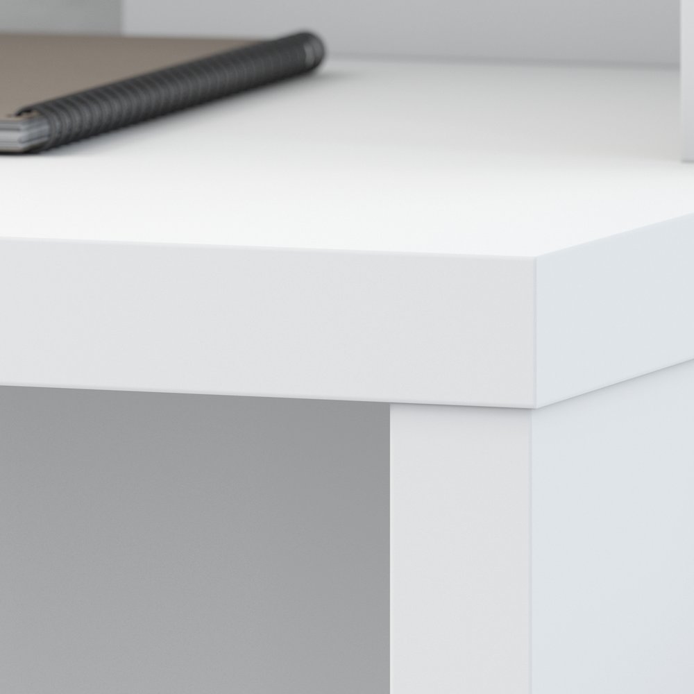 Echo L Shaped Bow Front Desk with Mobile File Cabinet. Picture 8
