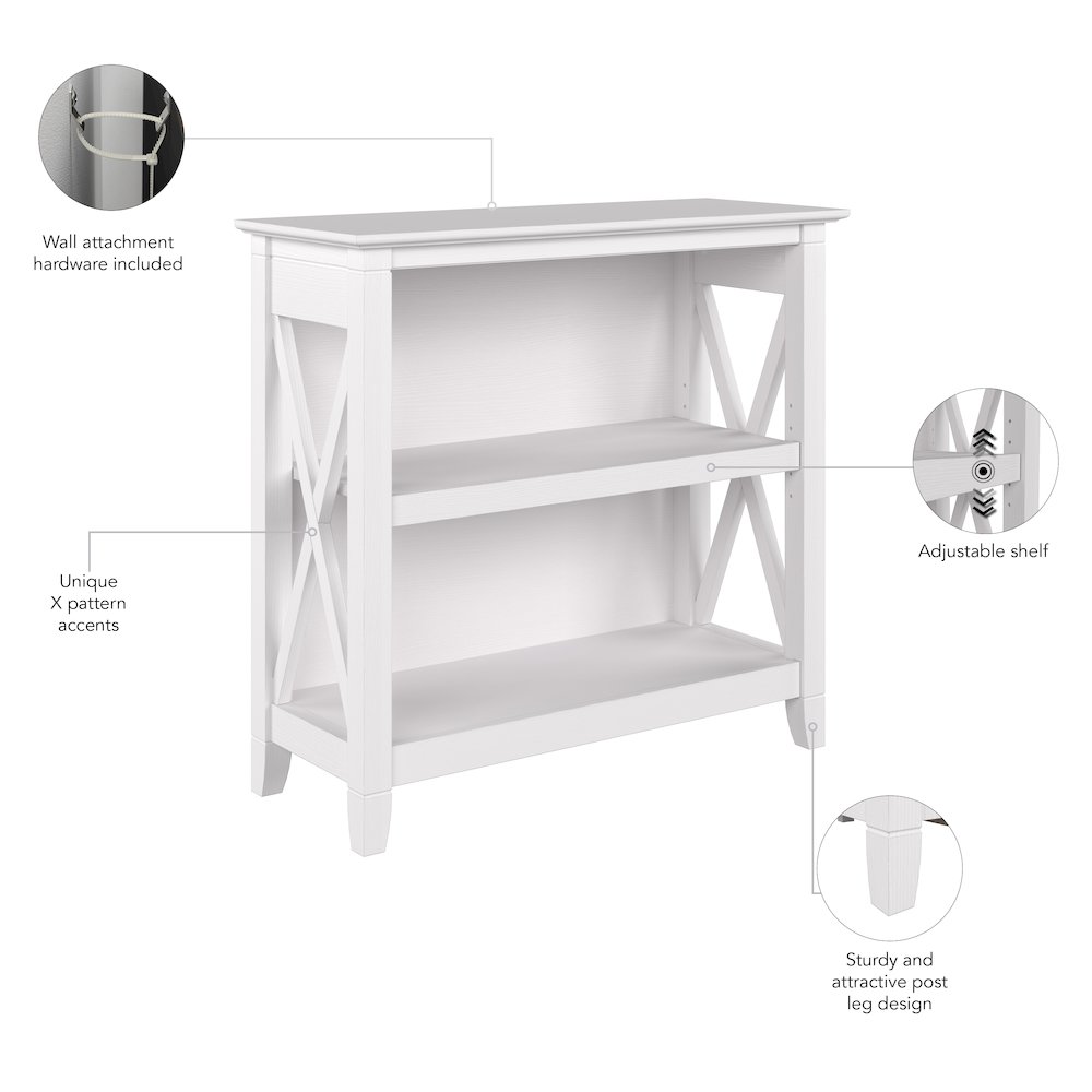 Key West Small 2 Shelf Bookcase. Picture 7