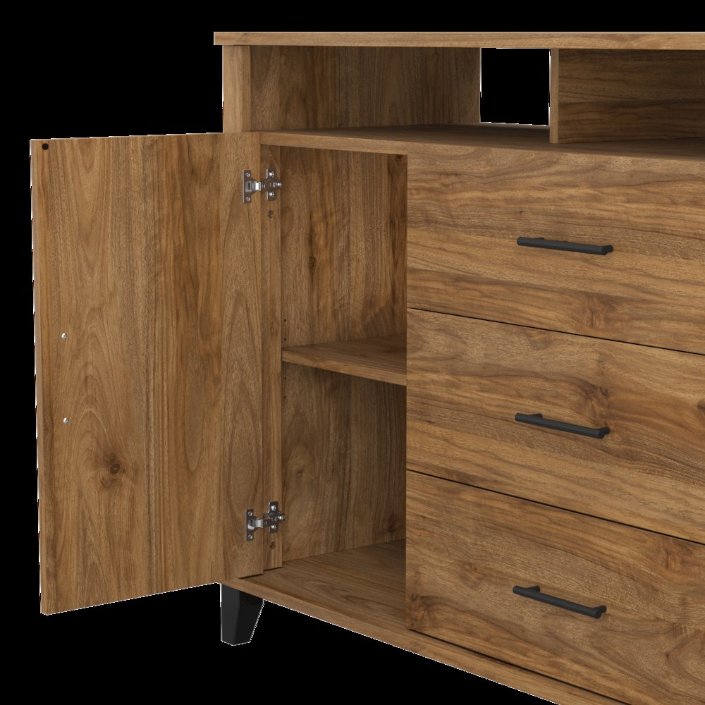 Somerset Tall TV Stand with Storage. Picture 4