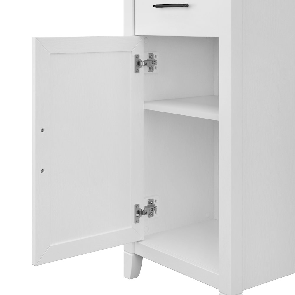 Key West 64W Double Vanity Set with Sinks, Medicine Cabinets and Linen Tower. Picture 3