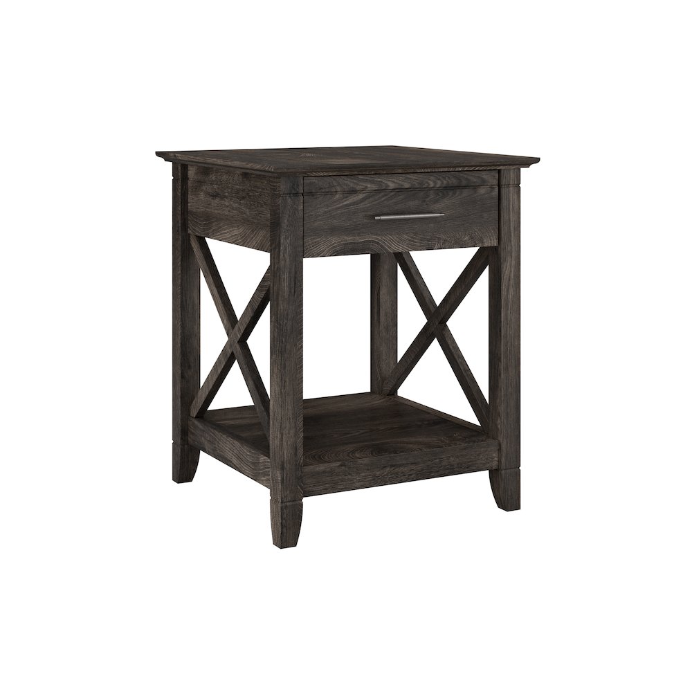 Key West End Table with Storage. Picture 1