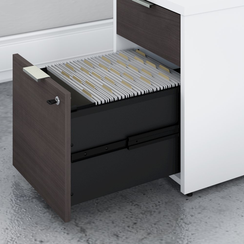 Jamestown 2 Drawer File Cabinet - Assembled. Picture 4