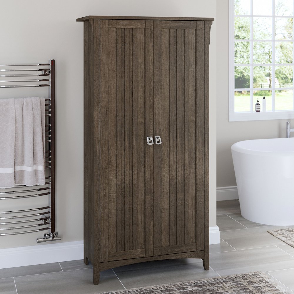 Salinas Bathroom Storage Cabinet with Doors. Picture 2
