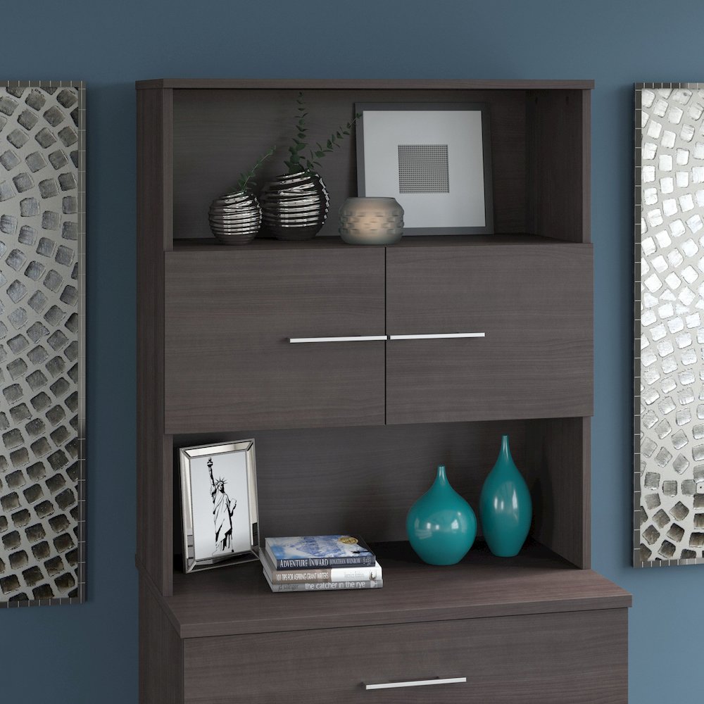 Office 500 36W Bookcase Hutch. Picture 2