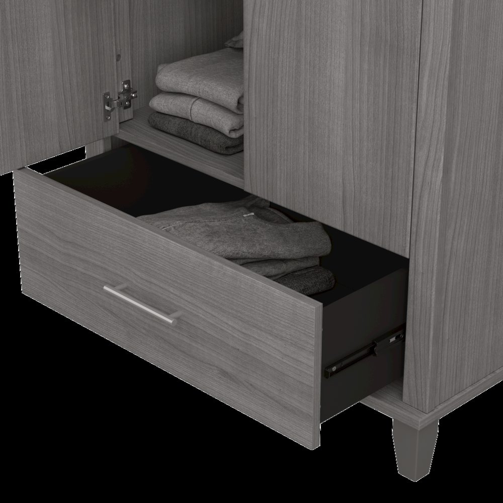 Somerset Tall Kitchen Pantry Cabinet with Doors and Drawer. Picture 3