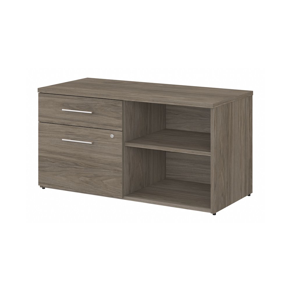 Office 500 Low Storage Cabinet with Drawers and Shelves. Picture 1